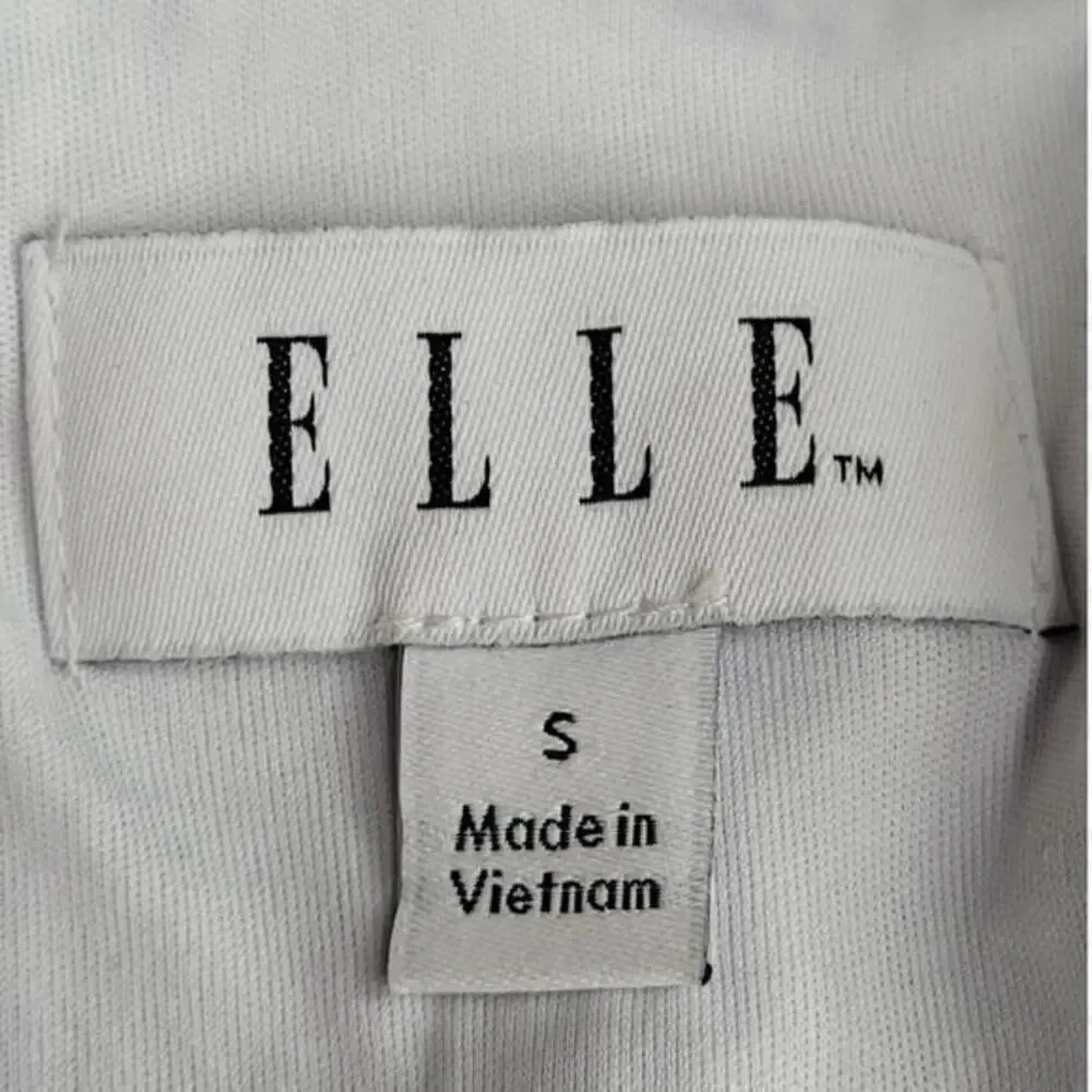 Elle Seersucker Striped Contrasting Trim Sleeveless‎ Midi Fit n Flare Dress
